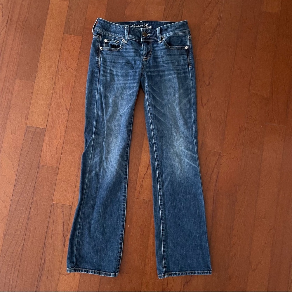 American Eagle Jeans SLIM BOOT Stretch  Medium Wash - Size 4 Regular